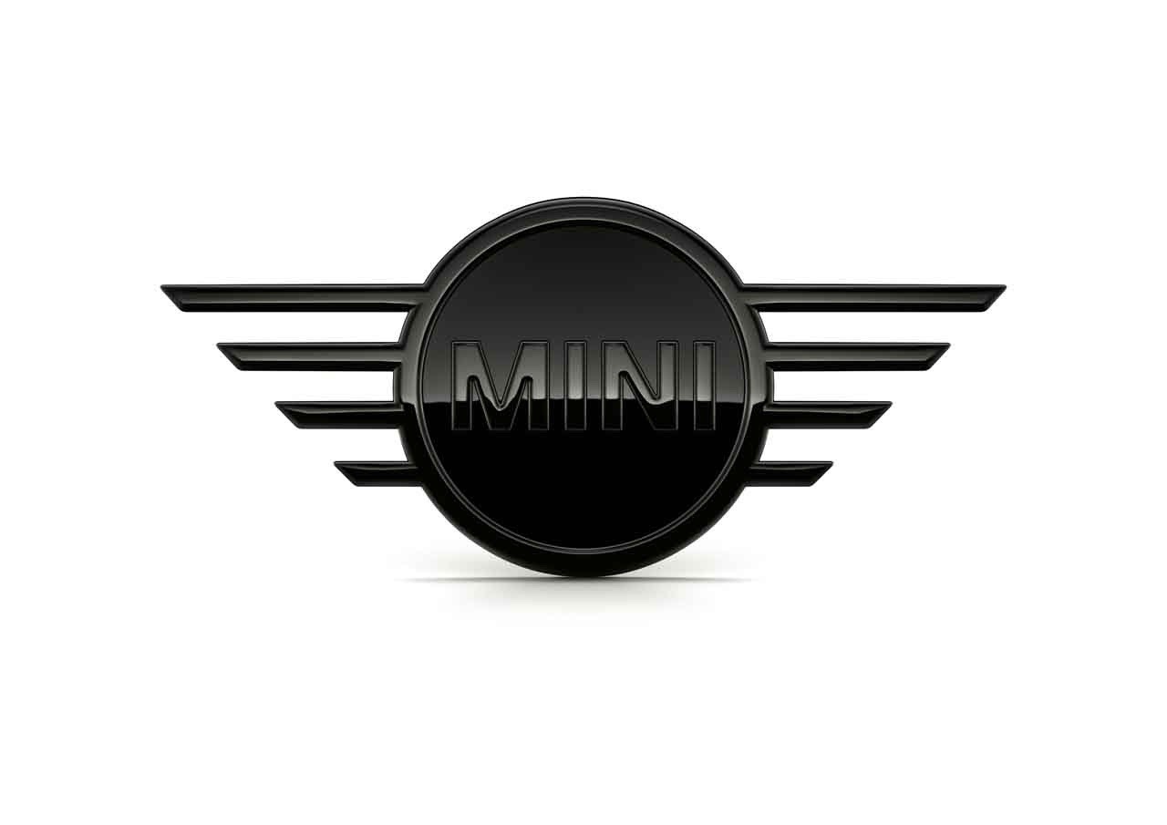 Emblème MINI Piano Black arrière